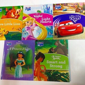 Story Reader Me Reader Book Lot Of 5 Disney Lion King Cars Tangled Jungle Book